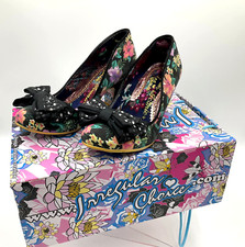 Irregular Choice Ban Joe heeled shoes with box UK size 4 EU 37 floral design