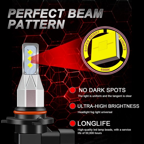 Faro LED alto bajo antiniebla M9QC para Toyota Corolla 2005 2006 2007 2008 - Imagen 14 de 16