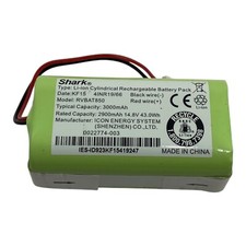 Genuine Shark 14.8V 3000mA Li-ion Battery RVBAT850 for R85 RV850 R87 RV871 Green