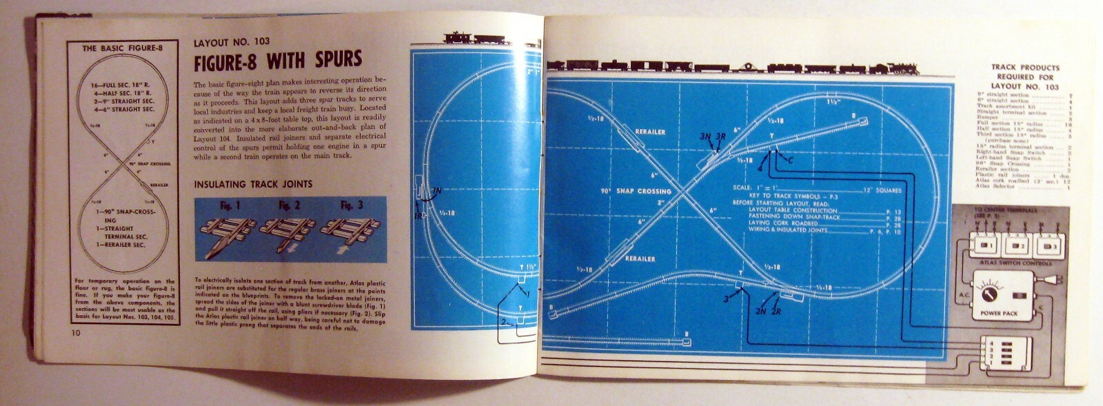 ATLAS SNAP-TRACK HO TRAINS ~ 1960 Booklet of Layout Blueprints | eBay UK