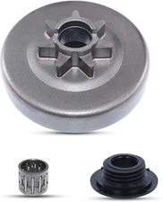 3/8"-7 Spur Sprocket Clutch Drum Kit for Husqvarna 455 460 Rancher 461 Chainsaw