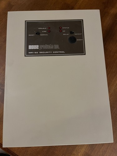 Moose Products Security Control Alarm Box MPi – 50 Metal with computer board