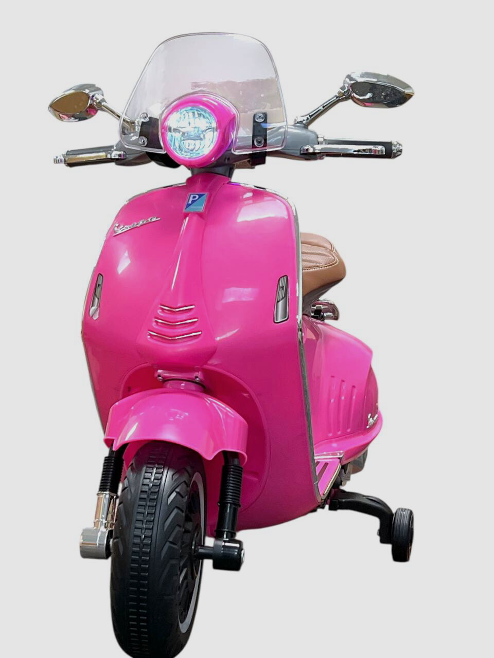 Best Ride On Cars Kids Pink Bike Vespa 12V Electric Ride-on 