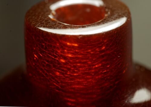 Antique Chinese amber snuff bottle