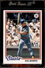 1978 Topps #265 Sal Bando Milwaukee Brewers - Nice Card