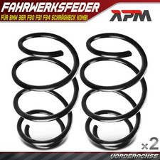 2x Federn Fahrwerksfeder Vorderachse für BMW 3er F30 F31 F34 Schrägheck Kombi