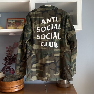Defender Jacket anti social social club Distressed Jacket