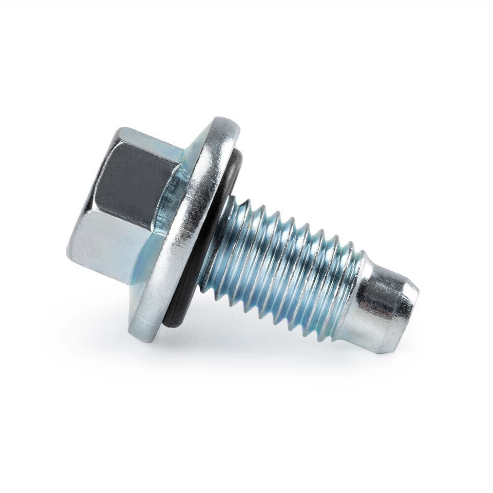 11562588 2 piezas perno de tapón de drenaje de cárter de aceite con junta tórica para GM Chevrolet Buick Cadillac Foto 3 de 4