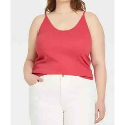 トップス POTTERY CAMISOLE TOP Universal Thread Tank Top Women's Slim Fit Camisole Pottery Red