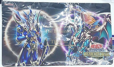 Yugioh Official Playmat Black Luster Soldier & Chaos Emperor