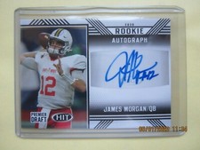 JAMES MORGAN 2020 Sage Hit Premier Draft #A15 Autograph Rookie N.Y. JETS