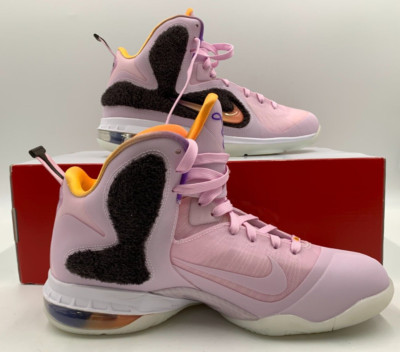 Nike Men's LeBron IX Shoes Regal Pink Multicolor Sz 8.5 #DJ3908-600