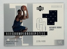 2002-03 Upper Deck Championship Drive #125 Nene Hilario MEM Rookie  RC SN400