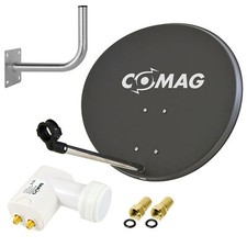 COMAG HD Digitale SAT Anlage 60cm Schüssel TWIN LNB Wandhalter ► 2 Teilnehmer d