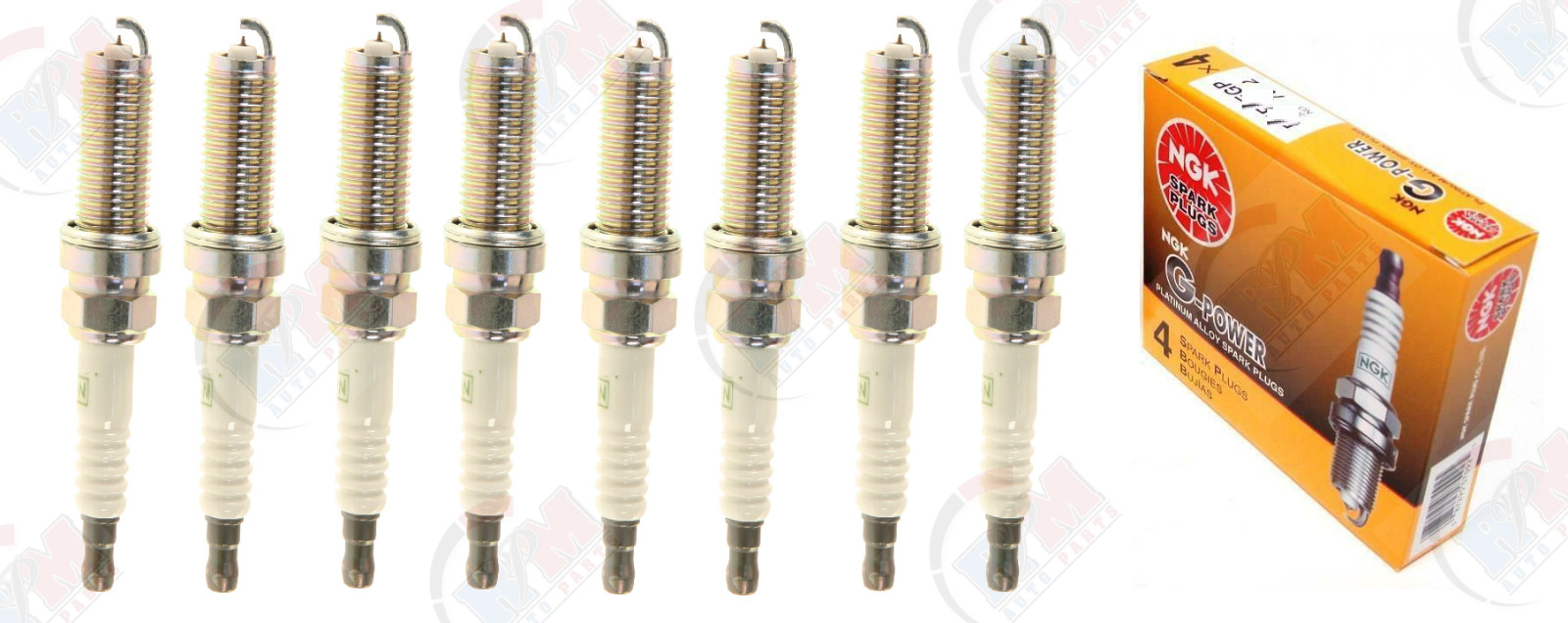 NGK G-POWER PLATINUM Spark Plugs Set of 8 for 2018 Nissan NV2500 NV3500 5.6L