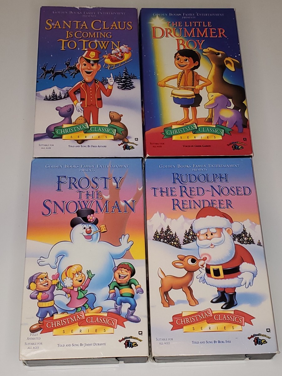 1993 Christmas Classics Series 4 Video VHS Tape Movie Set