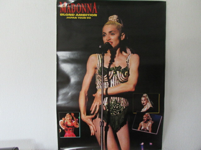 Madonna Blond Ambition World Tour 90 Japan Promo Poster from