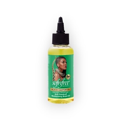 Sof n'free Black Castor Oil Braid Oil 100ml