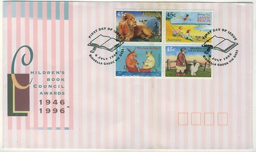 Australia 1996 Children's Book Awards Sheet APM29270 First Day Cover