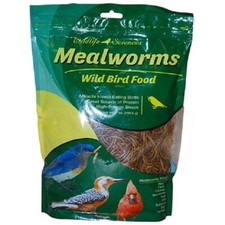 Wildlife Sciences Dried Mealworms, 7-oz bag