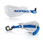 ACERBIS X FACTORY HANDGUARDS WHITE BLUE MOTOCROSS ENDURO OFF ROAD WRAP AROUND