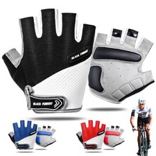 Bike Cycling Gloves Half Finger Anti-Slip Shock Gym Sports Gloves for Men Women