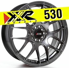 Xxr 530 18x7.5 5x100 5x114.3 38 Chromium Black Wheels Set Of 4