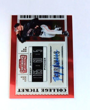2019 Elite Extra Edition Opti-Chrome College Ticket Drey Jameson Autograph