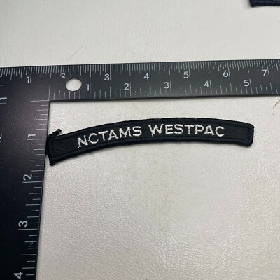 NCTAMS WESTPAC US Navy Tab Patch (Rocker) (Computer & Telecommunications) 24MQ