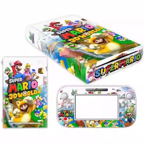 219 Skin Sticker Cover Console & Controller Cartoon for Nintendo Wii U Soft - Picture 2 of 44