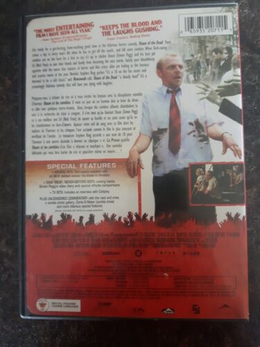 Shaun Of The Dead 2004 DVD Movie Widescreen Good Condition - Picture 2 of 2