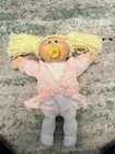 1978-1982 Cabbage Patch Kids Doll Blue Eyes & Dimple & Pacifier Signed