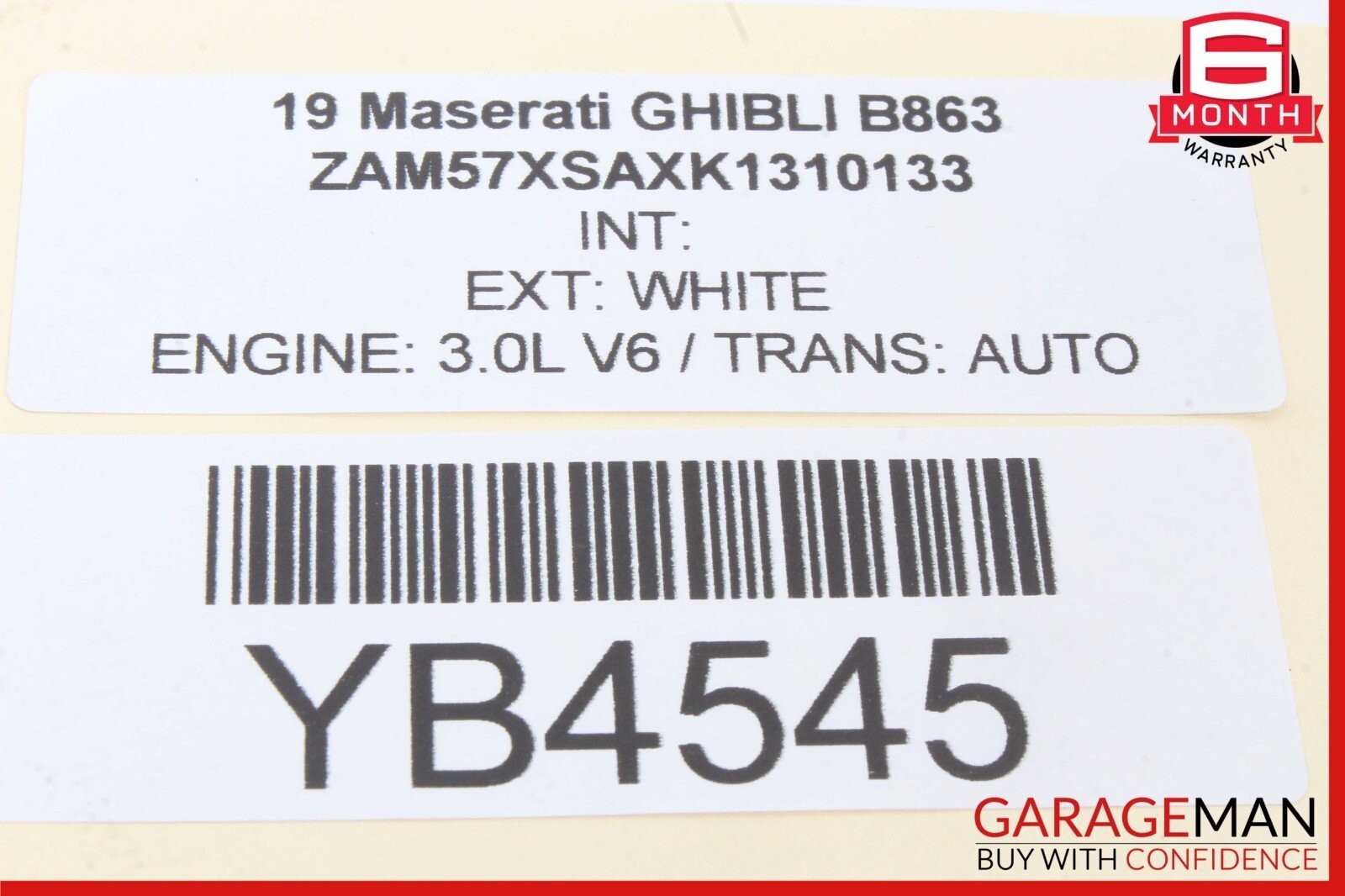 14-17 Maserati Ghibli Rear Right Passenger Side Axle Shaft 10395090