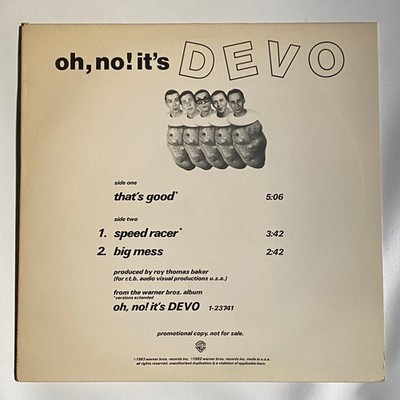 RARE Devo Promo - Oh, No! It's Devo - PRO-A-1099 Warner Bros PROMO MAXI NM Vinyl