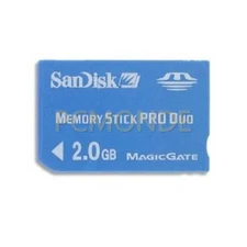 SanDisk Flash Memory Stick 2 GB MS Pro Duo - Color May Vary (SDMSPD-2048-A11)