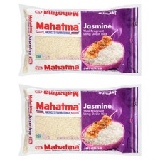  2 pack Mahatma Thai Fragrant Long Grain Rice, Gluten Free,80 oz 5 lbs 2.27kg