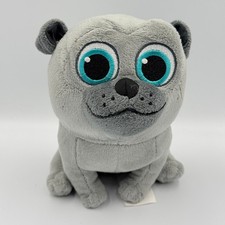 Disney Bingo Puppy Dog Pals Plush Stuffed Animal Big Eyes Grey Dog 6"