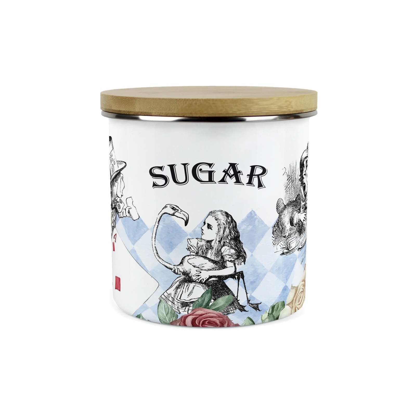 Alice's Adventures in Wonderland Sugar Canister - Kitchen Storage Container Gift