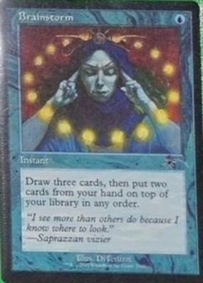 Brainstorm C Retro Frame Regular #2148 | SLD Secret Lair Drop | MTG