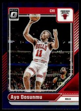 Ayo Dosunmu 2024-25 Donruss Optic #103 Purple Chicago Bulls Basketball Card