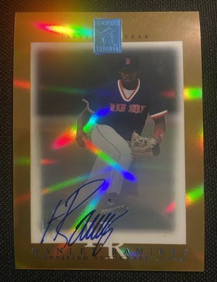 2003 Topps Tribute HANLEY RAMIREZ RC AUTO /25 Rookie Gold Refractor Autograph SP
