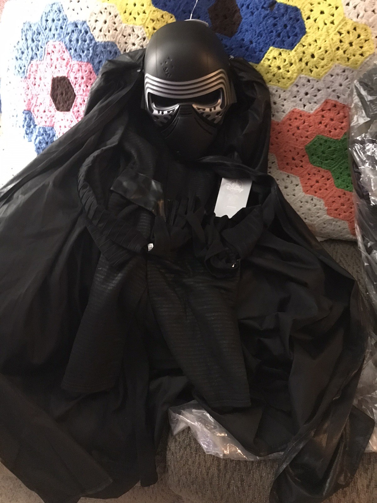 Star Wars Size 13 Long Cape Gloves Mask New In Bag