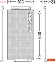 Denso DCN09047 Kondensator FüR Klimaanlage Kondensator Klimaanlage