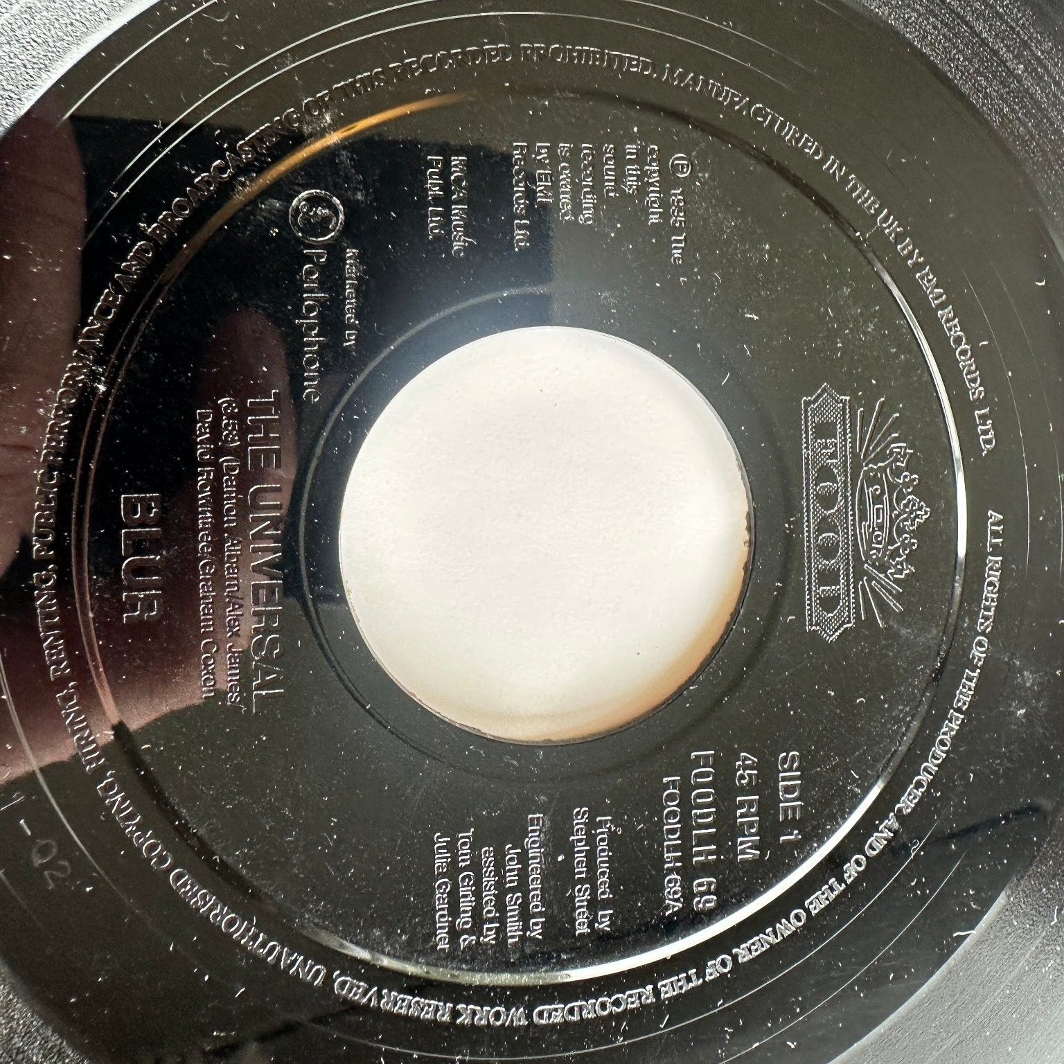 The Universal 7" Vinyl Single