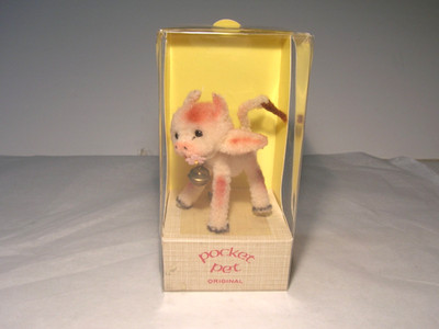 Vintage ARA Feretzian AJ Ferber Pocket Pet Original Baby Calf Cow #219 Austria !