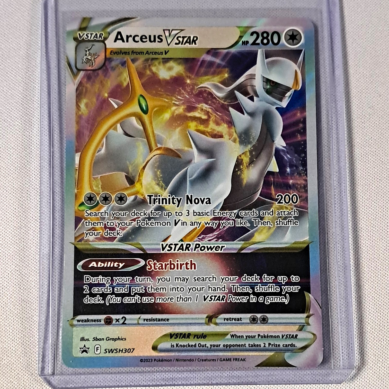 The Pokemon Company Pokemon TCG Arceus VSTAR SWSH307 Holo Promo
