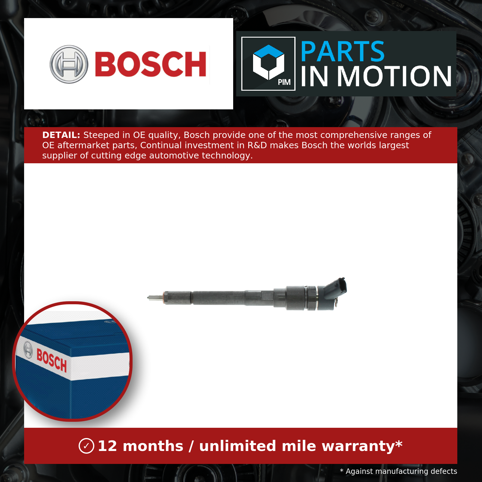 Diesel Fuel Injector 0445110257 Bosch Nozzle Valve 3380027400 CRI216 Quality New