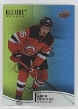 2021-22 Upper Deck Allure Rainbow Green Blue 235/299 Jack Hughes #R-68 0sk2