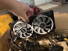 Corsair H100i RGB Elite Liquid CPU Cooler 240mm AIO W 2 Ql120 Fans