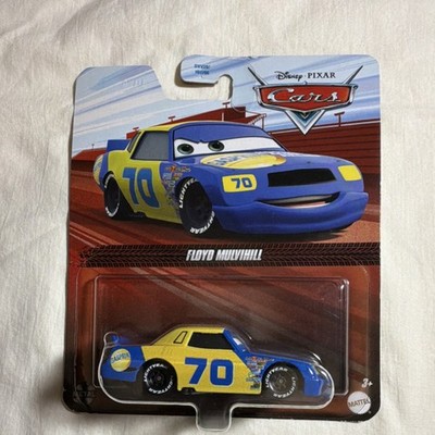 Mattel Disney Pixar Cars Floyd Mulvihill Diecast Metal Car Blue Yellow